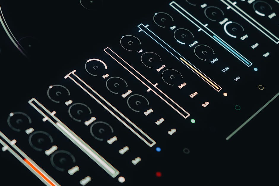 Three glowing digital pathways branch from a modern console.