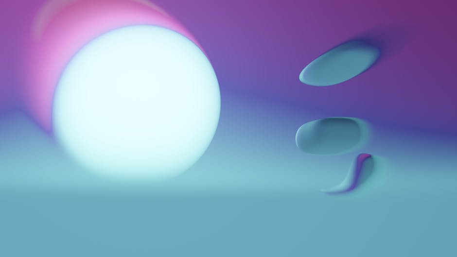 A digital landscape with a glowing shield and abstract cryptocurrency symbols.