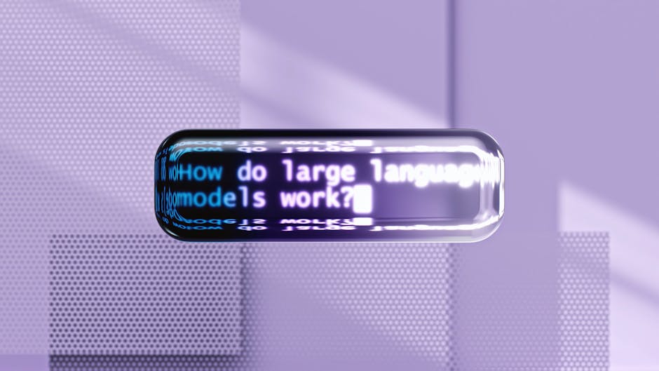 A glowing digital workspace with abstract chat bubbles and network lights.