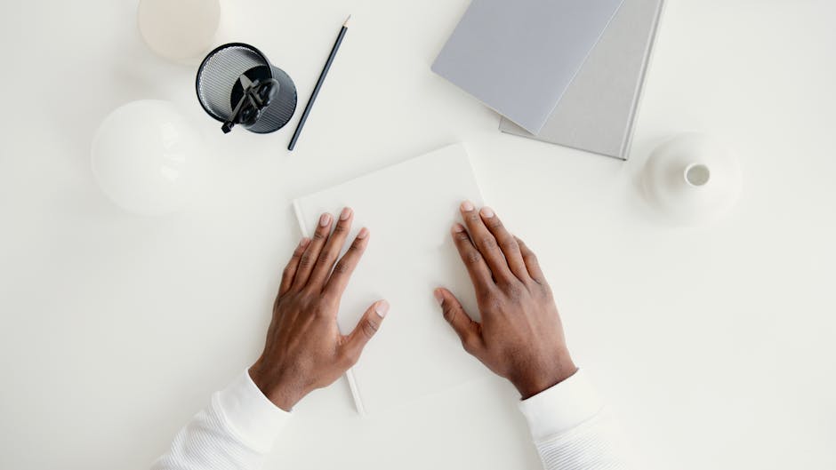 Minimal designer workspace with blank artboards and transparent asset grids
